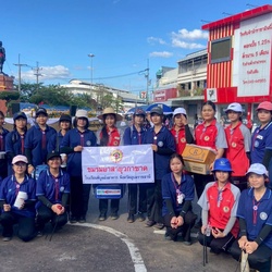 วันที่ 6 ธันวาคม 2568 สมาชิกอาสายุวกาชาด ลงพื้นที่ออกหน่วยปฐมพยาบาลเบื้องต้นและอำนวยความความสะดวก จำนวน30 คน